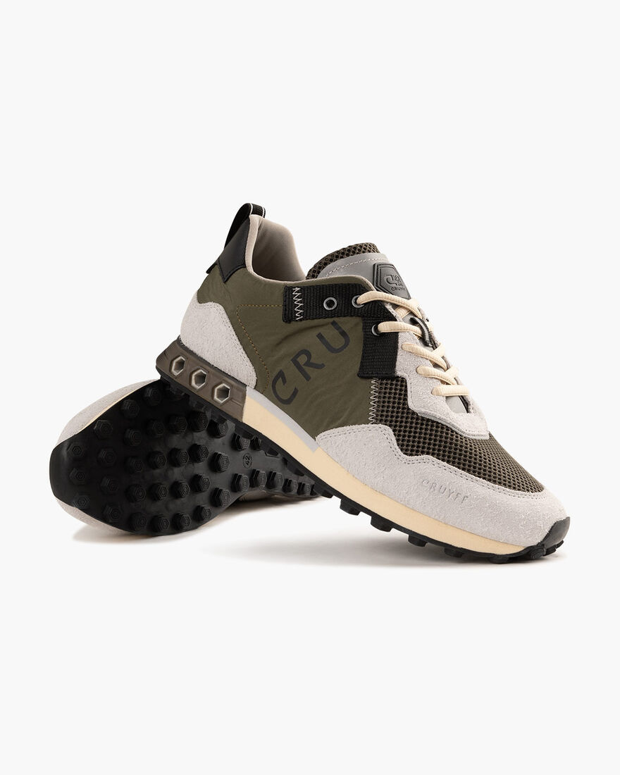 Superbia Hex - Crepe Nylon/Hairy Suede, Dark green, hi-res