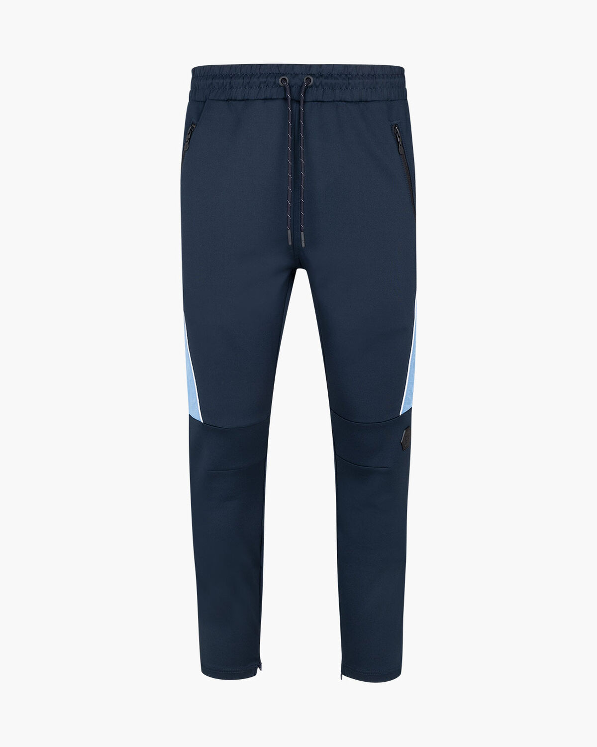 Saul Track Pant - Scuba / lightweight crinkle rips, Blue, hi-res