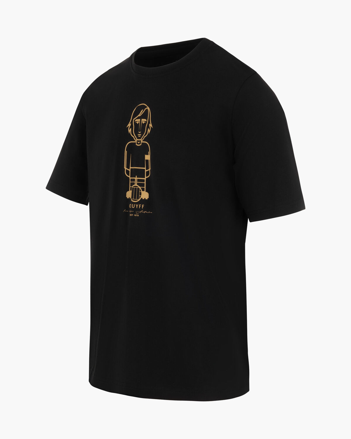 Cruyff Avatar Tee, Black/Gold, hi-res
