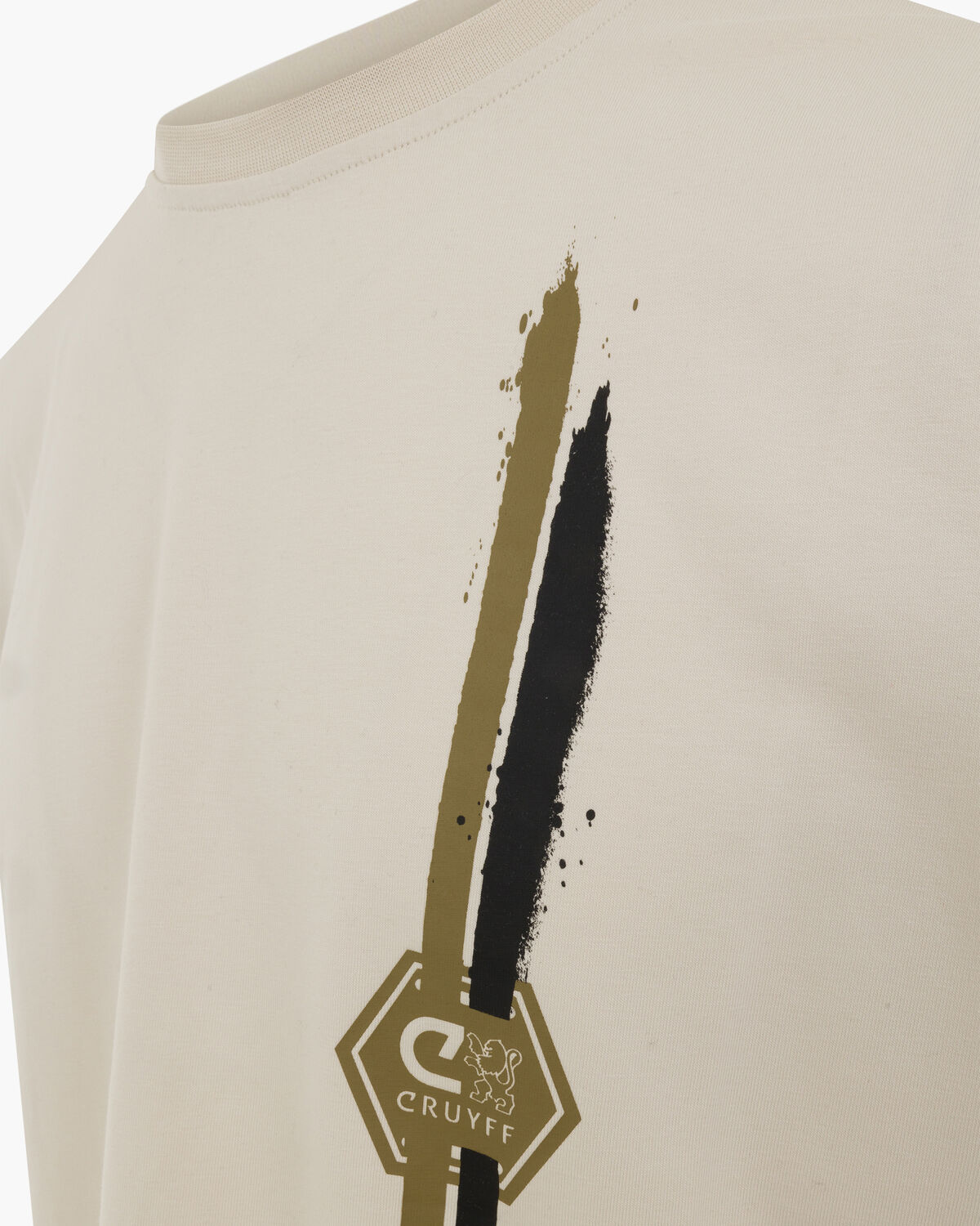 Torch Tee, White/Gold, hi-res