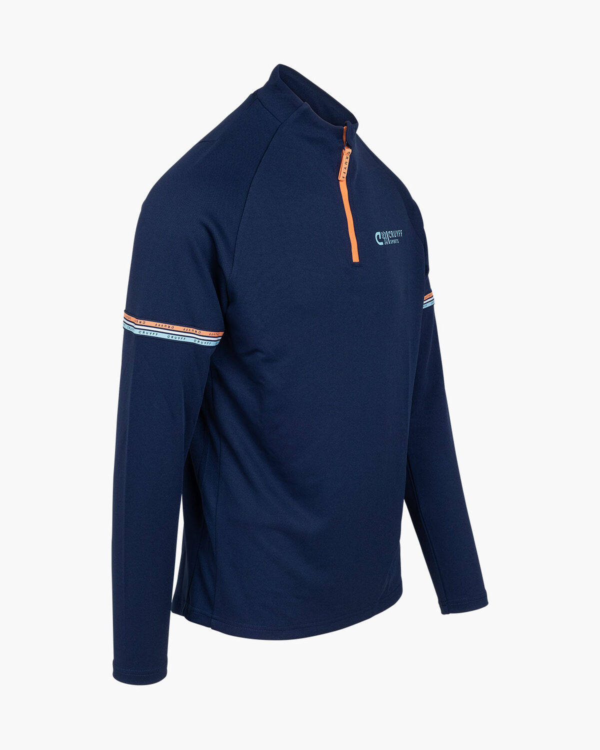 Slide Half-Zip - 100% Polyester, Blue, hi-res
