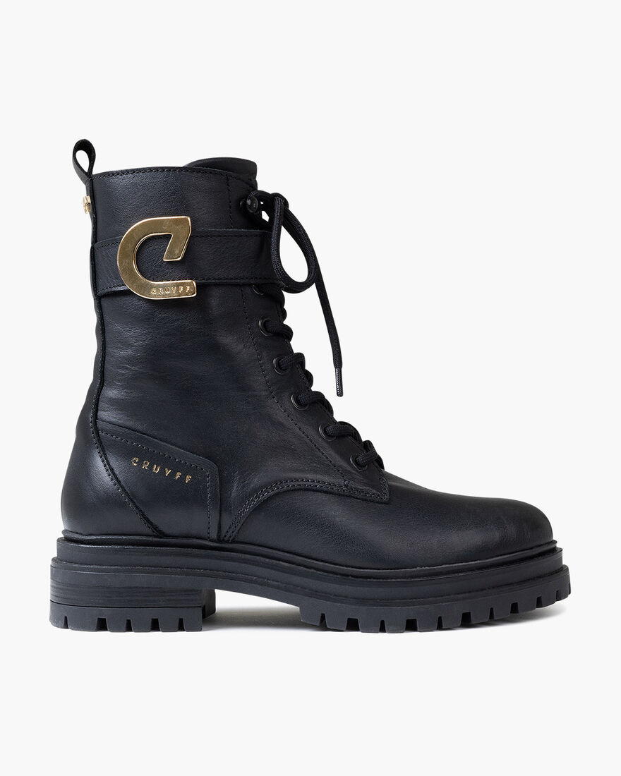 Commando Lace Boot, Black, hi-res