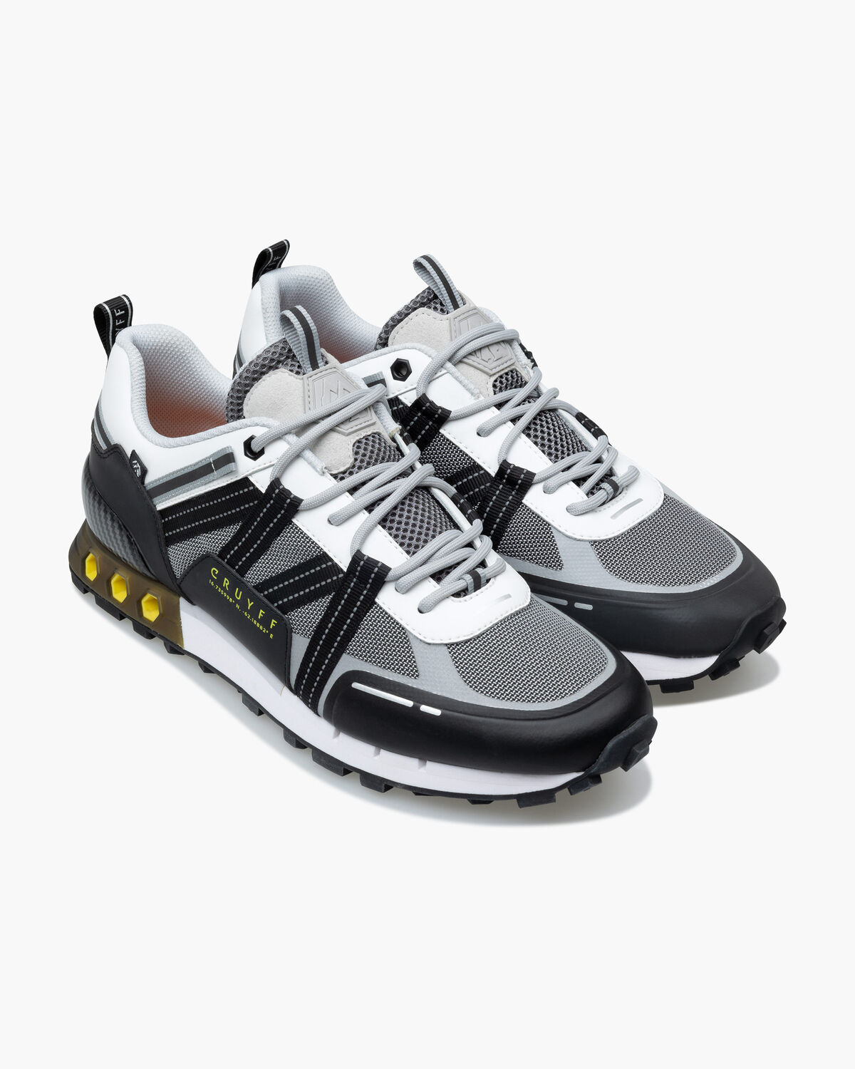 Interlace Hex-Tech // Montserrat, White/Yellow, hi-res