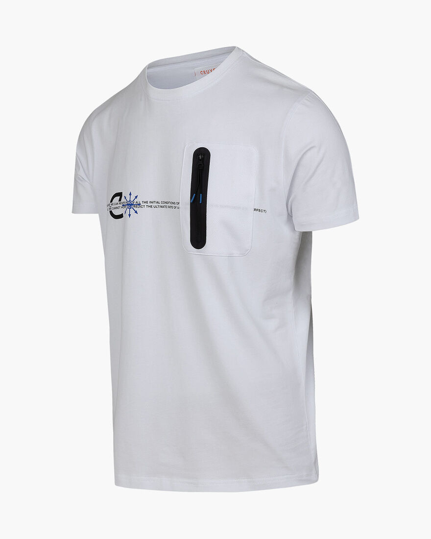Ray Tee - 95% Cotton 5% Elastane, White, hi-res