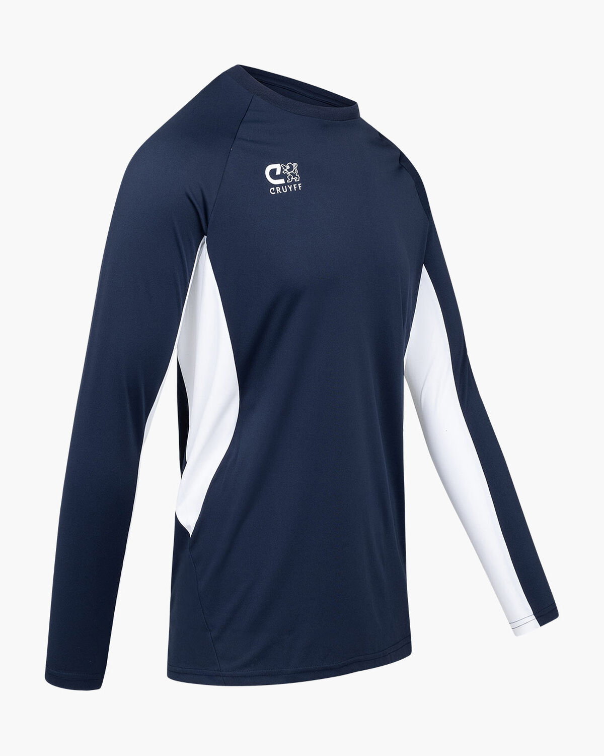 Cruyff Tech Turn LS Shirt, Navy/White, hi-res