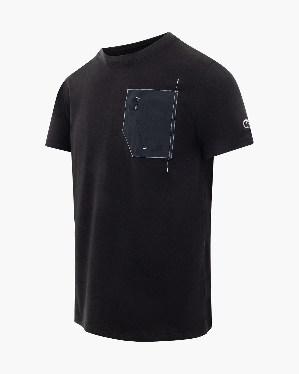 Metallic Tee, Black, hi-res