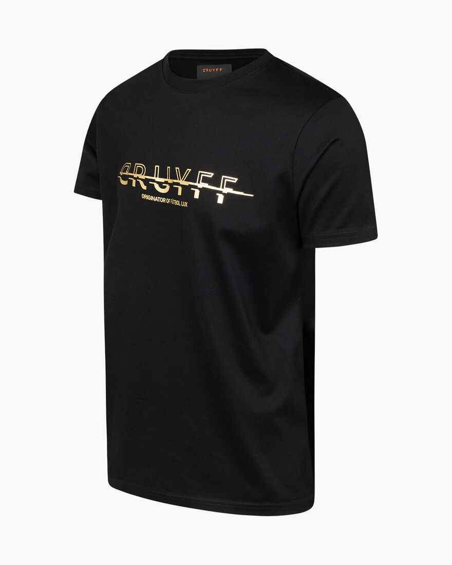 Seth - 100% Cotton, Black/Gold, hi-res