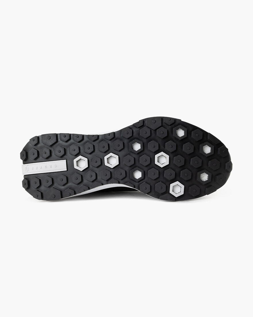Subutai - Perforated Soft Leather/Tumbled, Black/Gold, hi-res