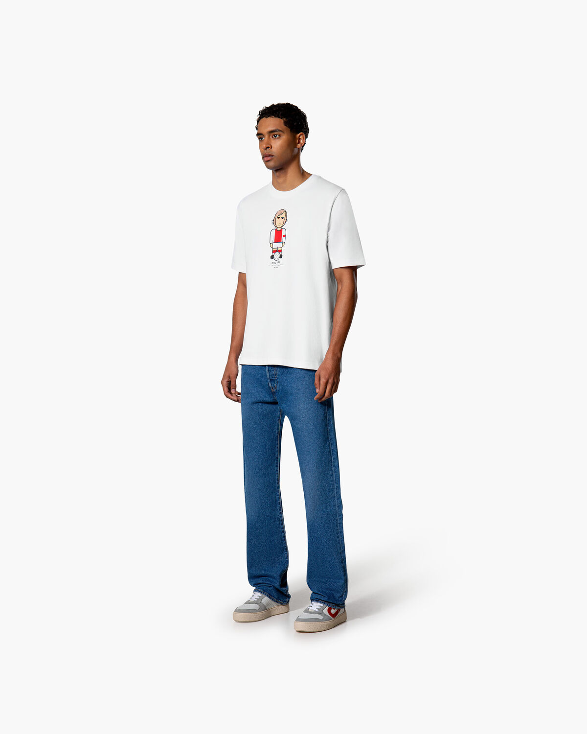 Cruyff Avatar Tee, White, hi-res