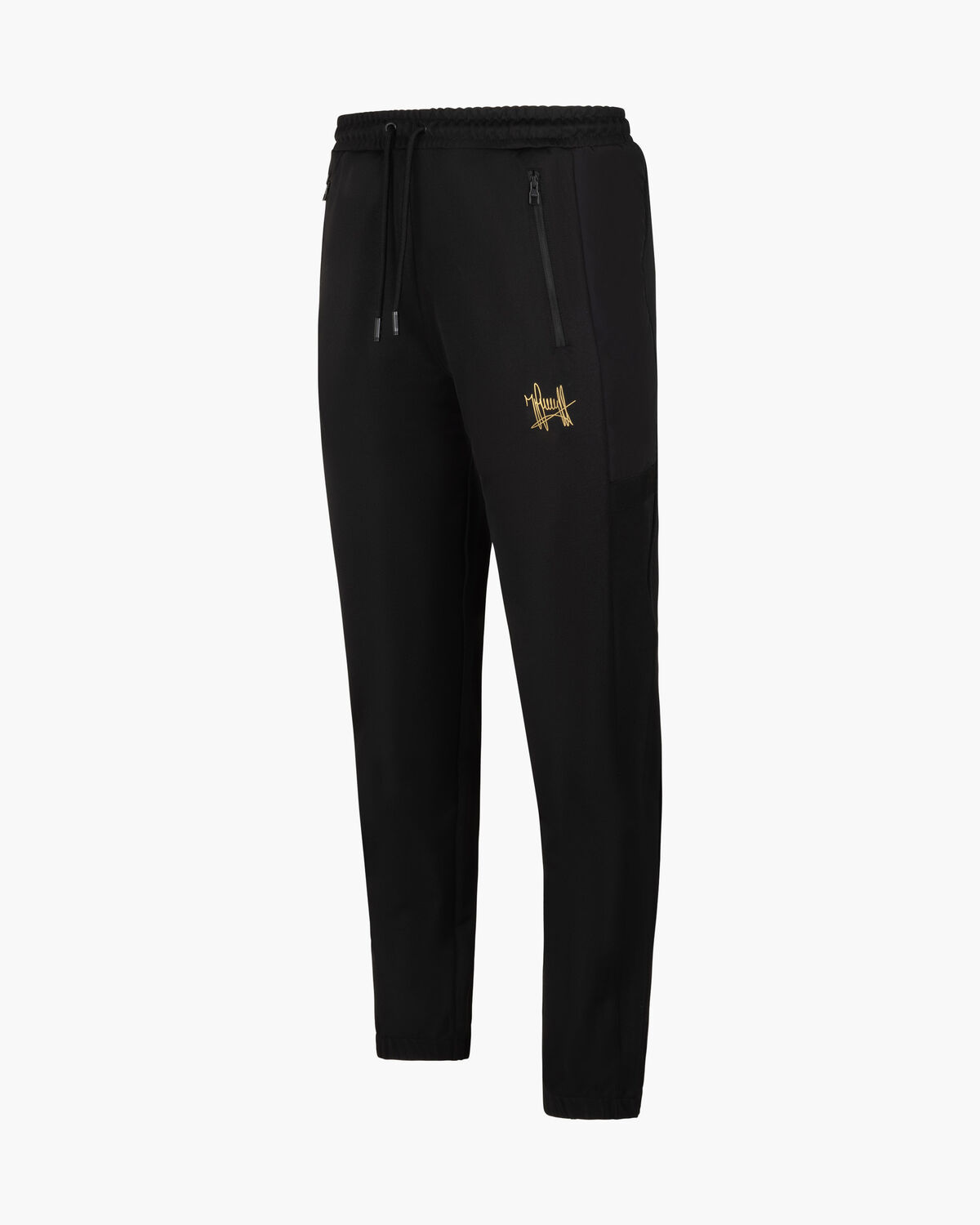 Perez Trackpants, Black/Gold, hi-res