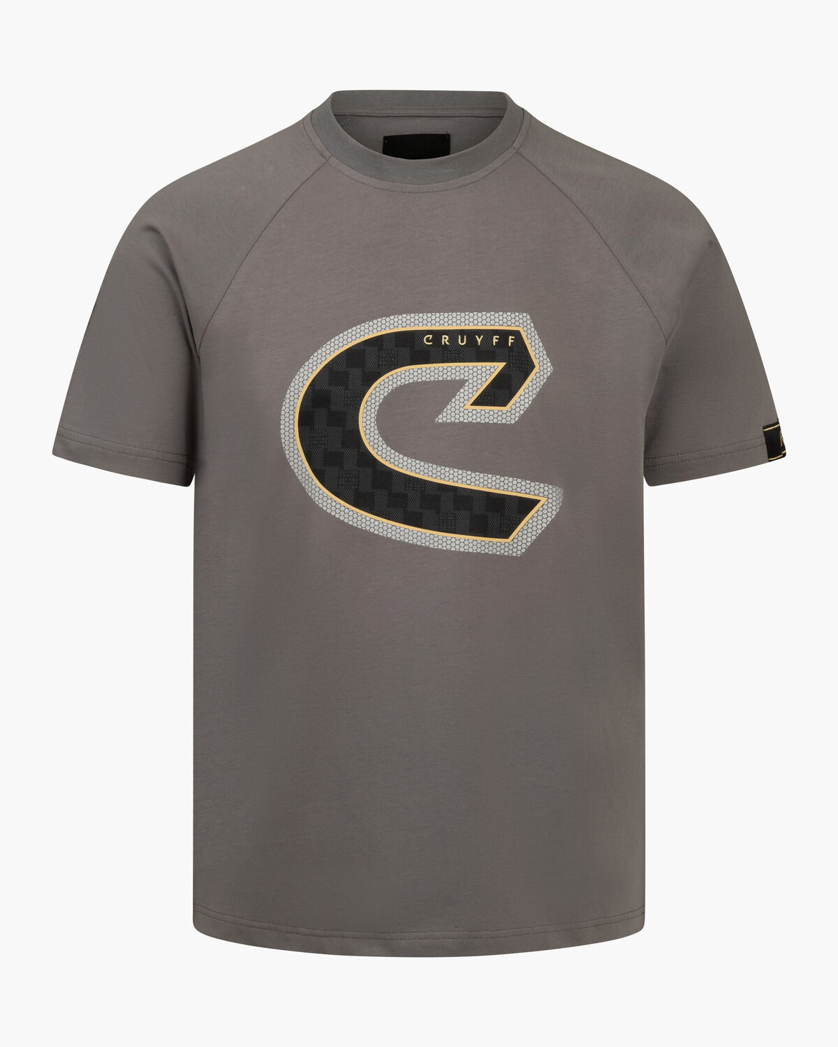 C-Tee, Grey/Gold, hi-res