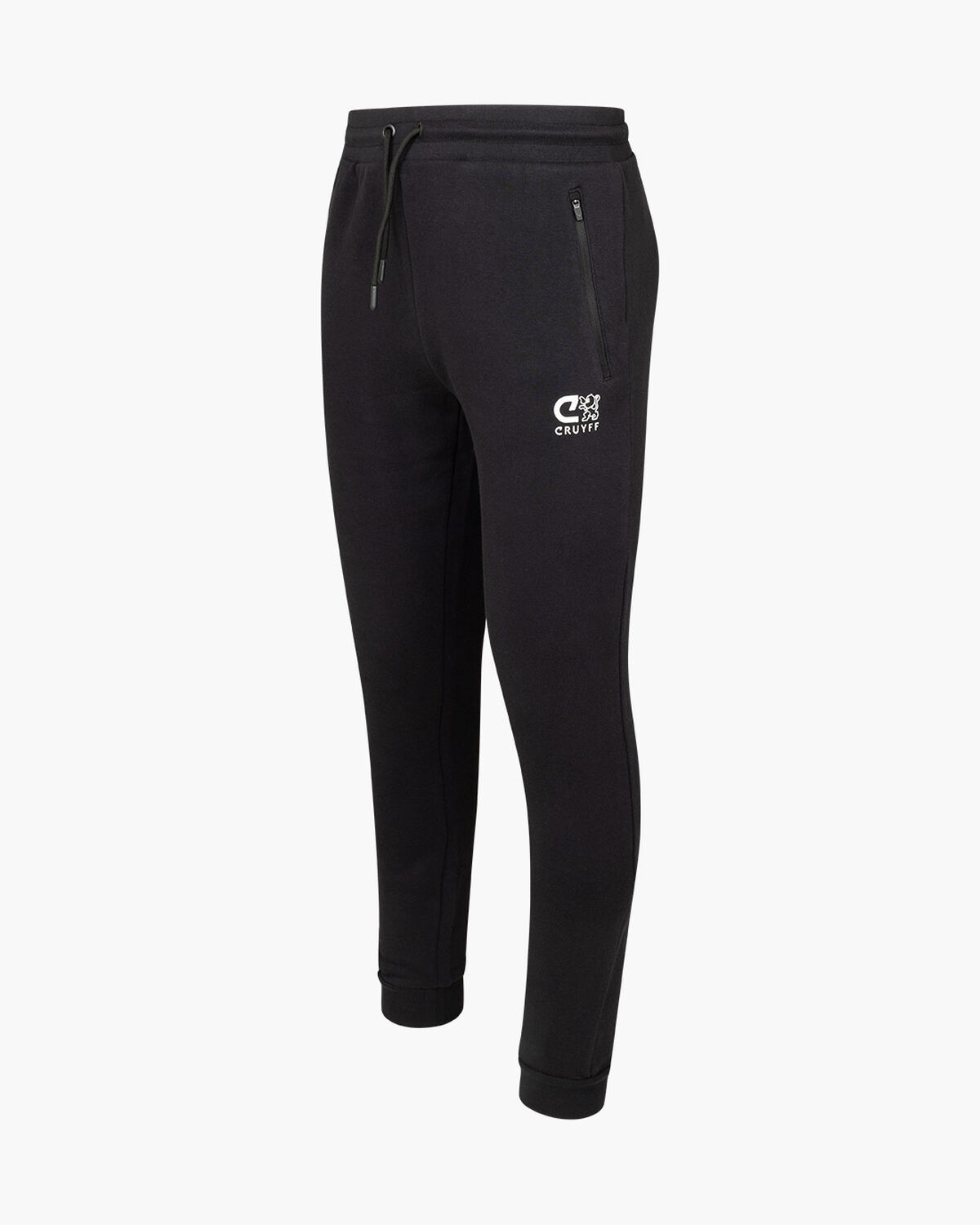 Cruyff Core Pant Senior - 70% Cotton / 30% Polyest, Black, hi-res