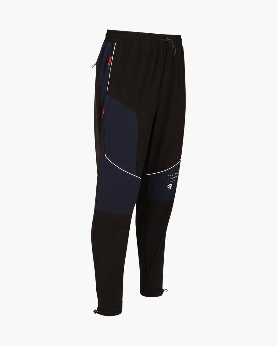 Monsterrat Salvador Trackpants - 95%Nylon 5%Elasta, Blue/Black, hi-res