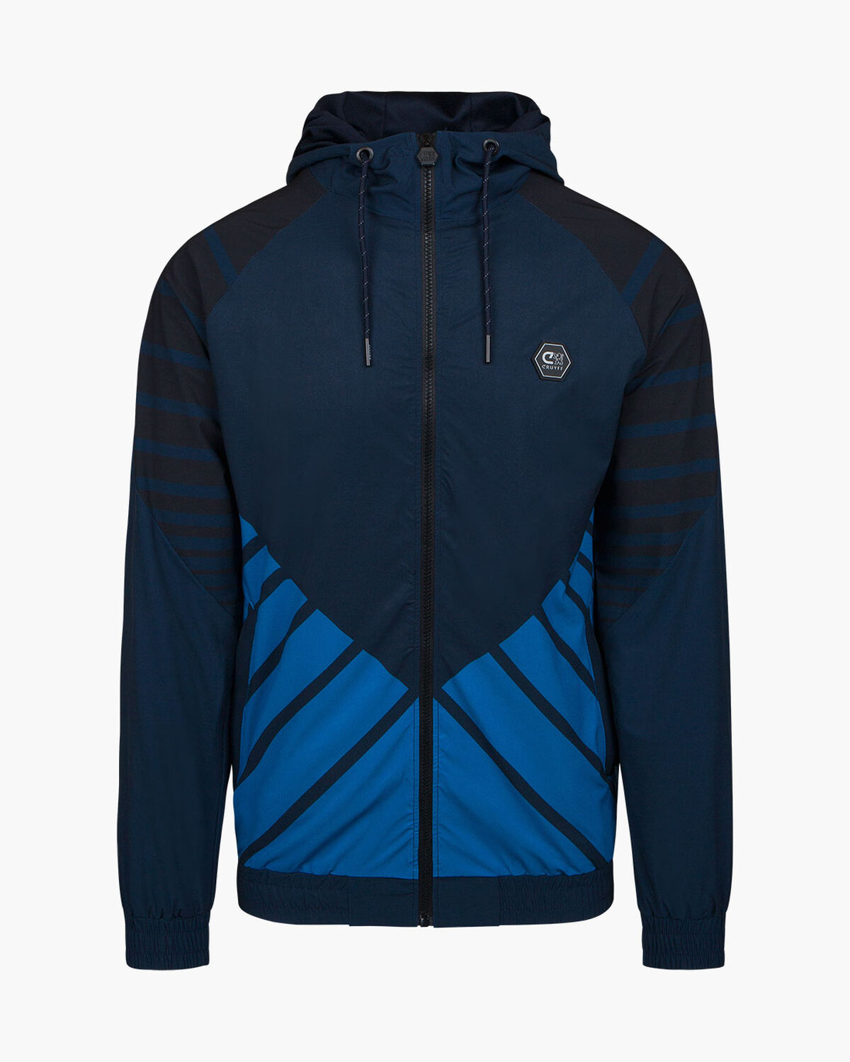 Devante Zip Thru - Navy/Royal - 95% Polyester / 5%, Navy, hi-res