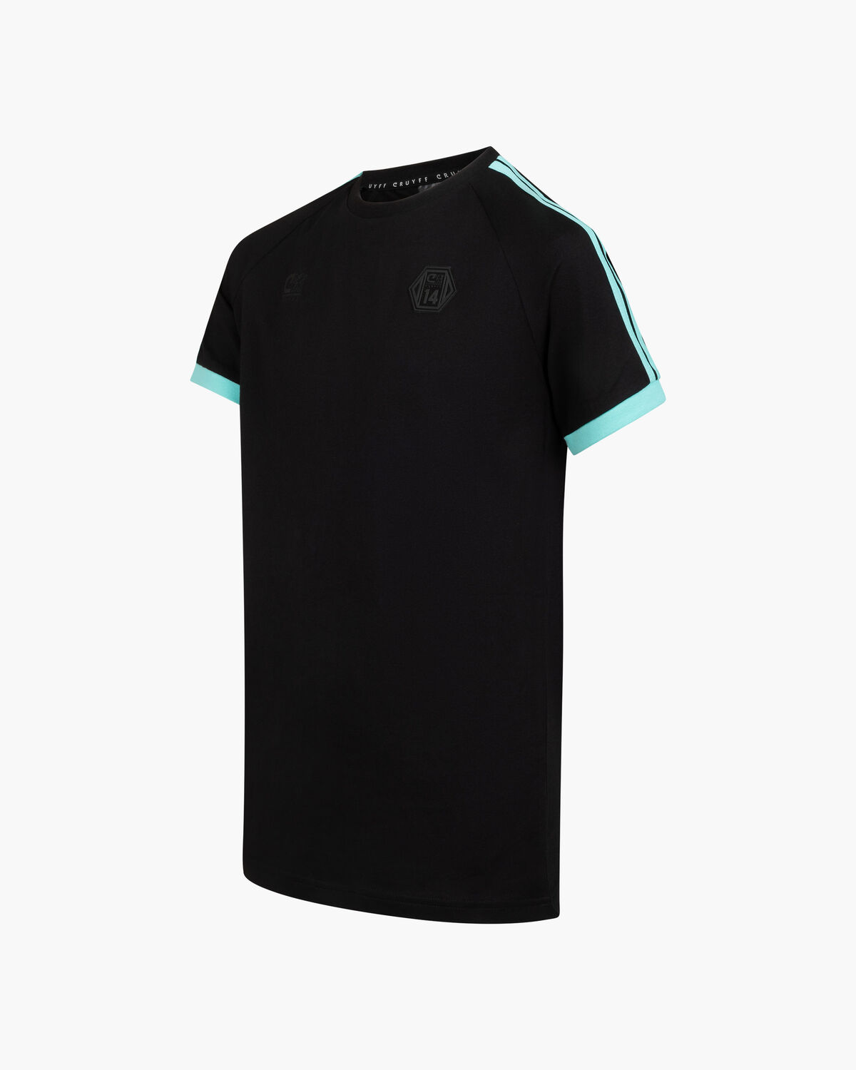 Onyx Tee, Black/Blue, hi-res