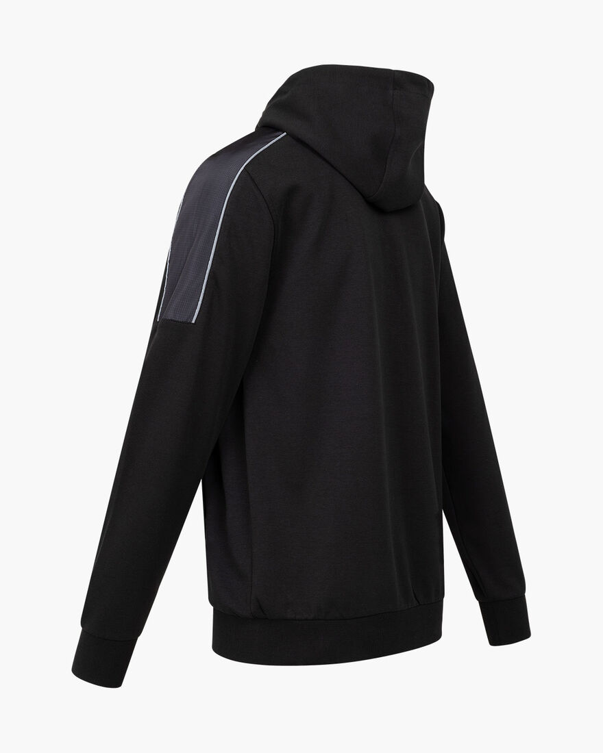 Aiden Track Top - 80% Cotton 20 % Polyester, Black, hi-res