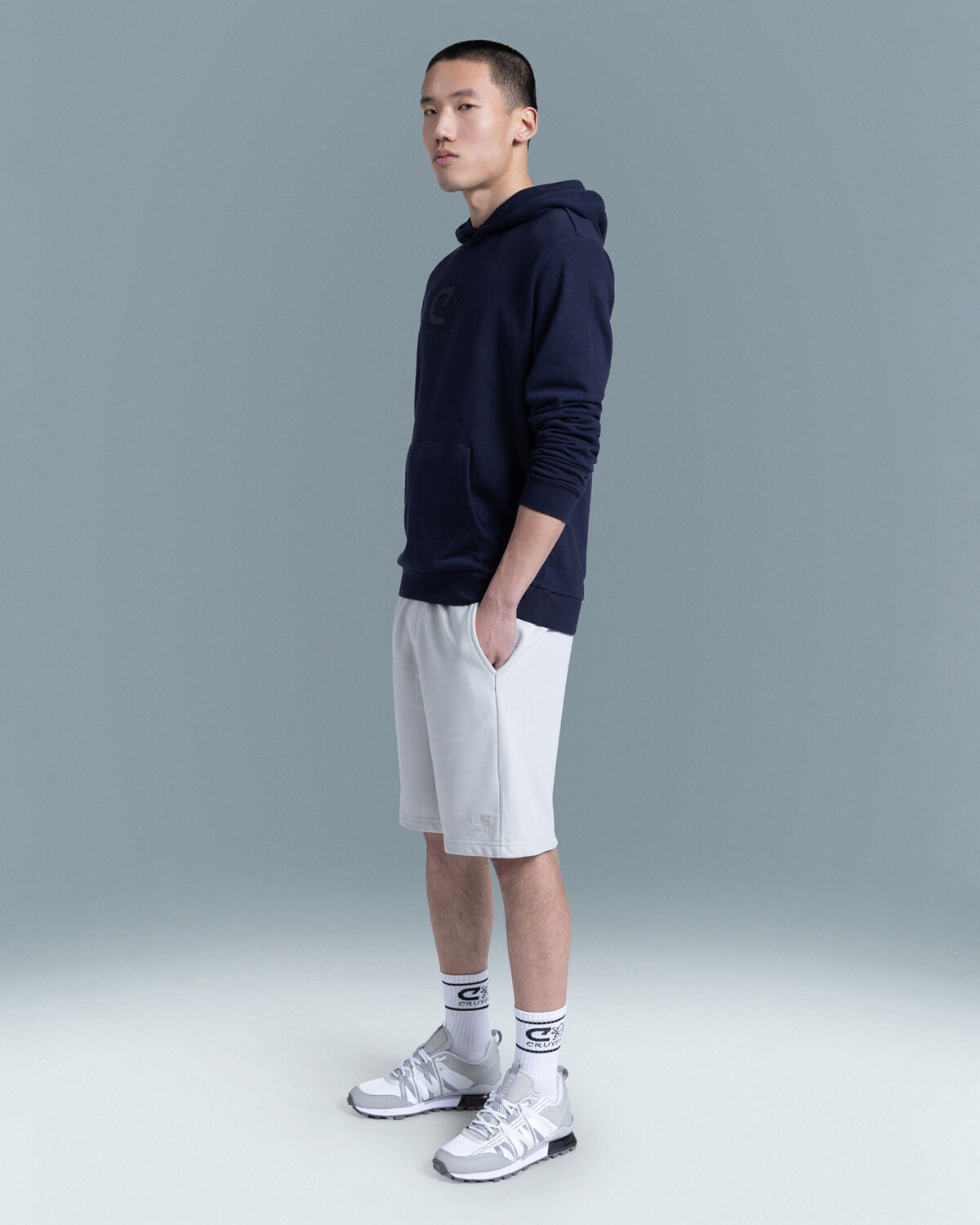 Classic Logo Hoodie, Navy, hi-res