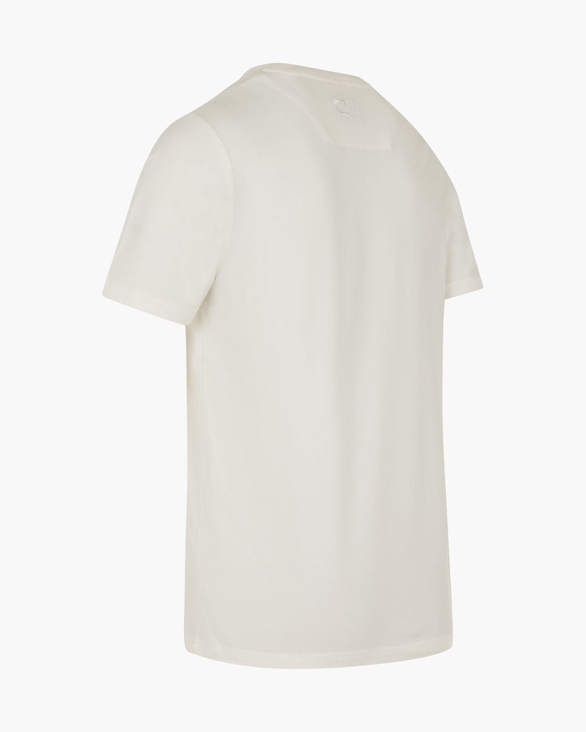 Badge Tee, White/Orange, hi-res