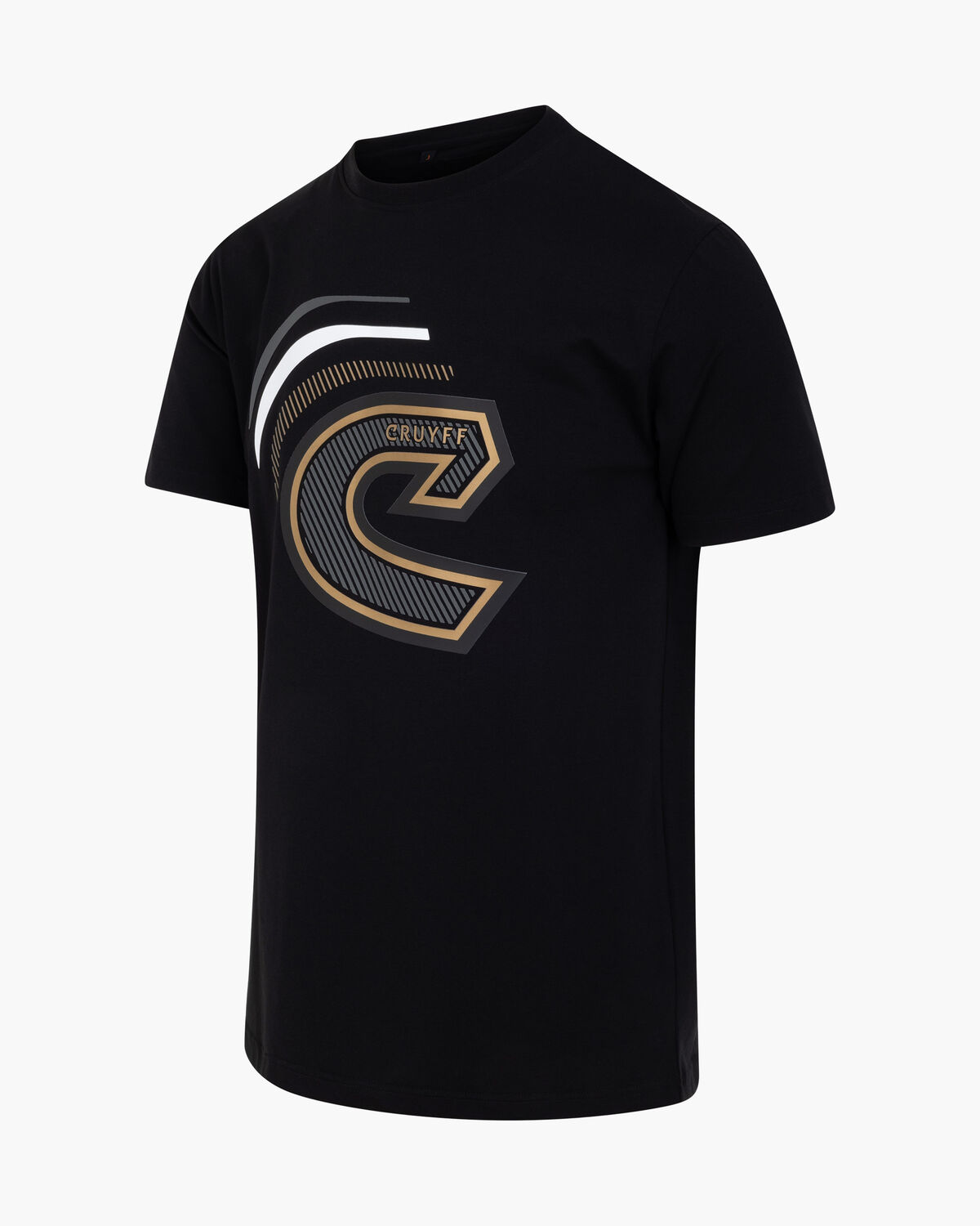 Altius Tee, Black/Gold, hi-res