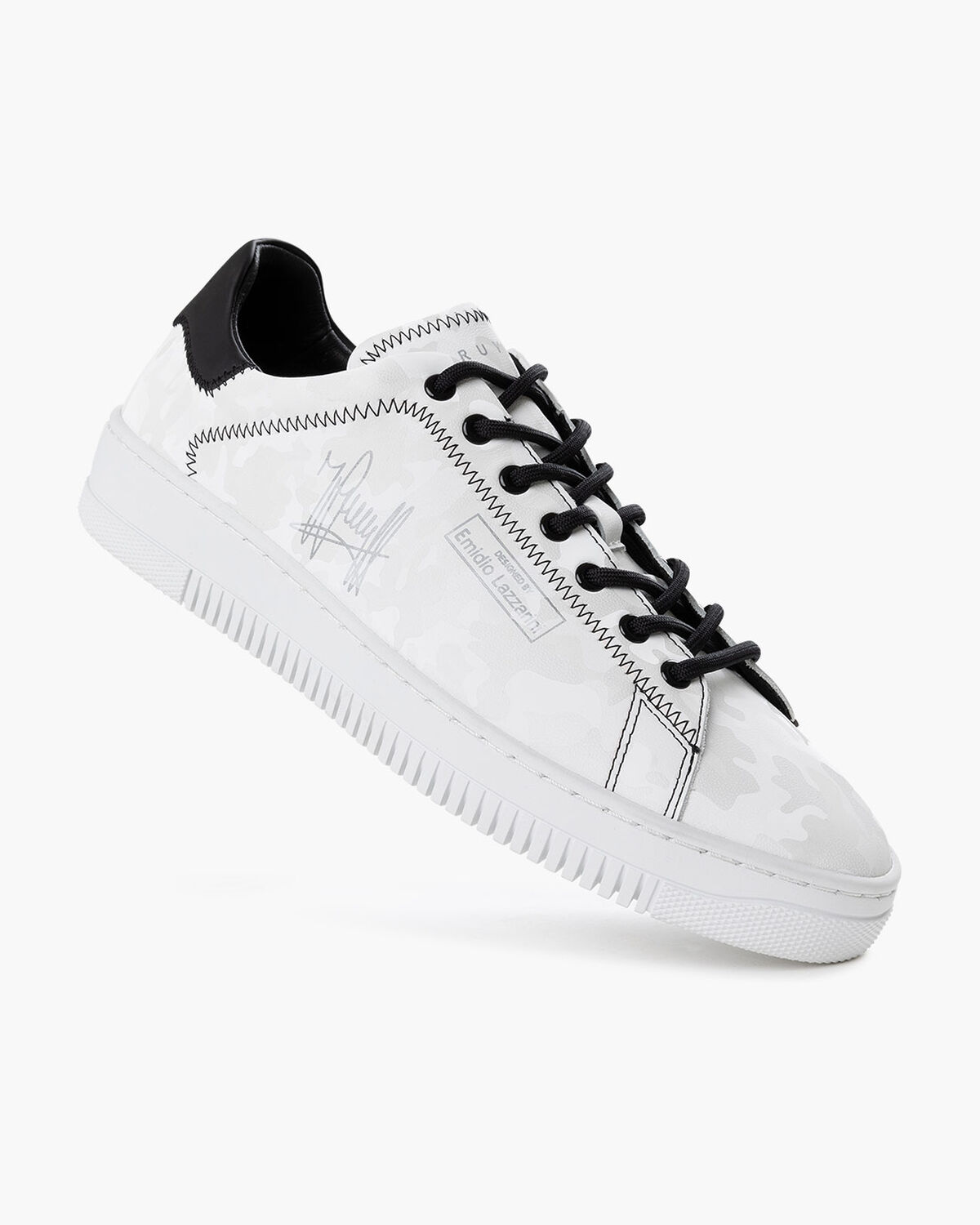 Joan - Camo leather/Matt, White, hi-res