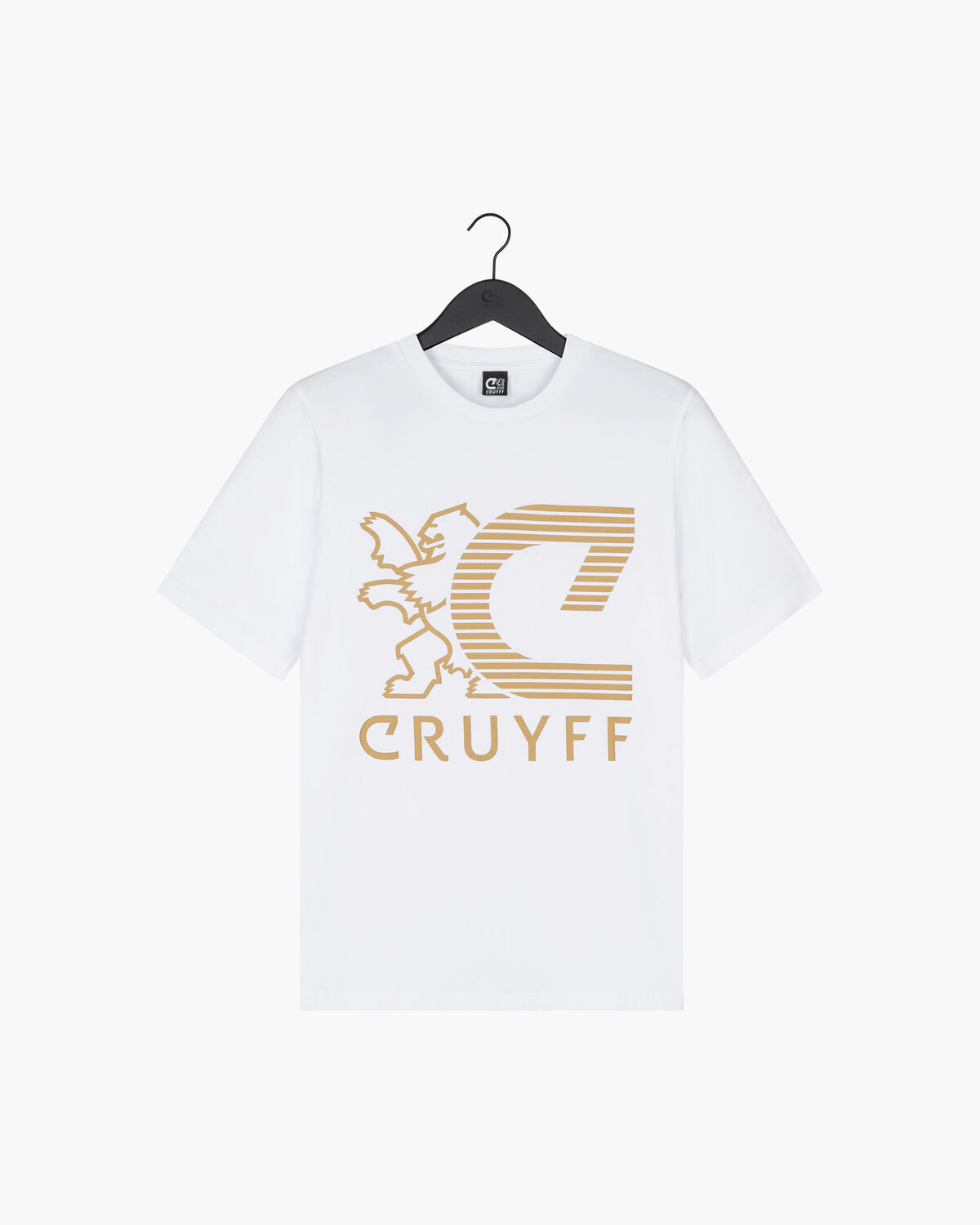 C-lion Alpha Tee, White/Gold, hi-res
