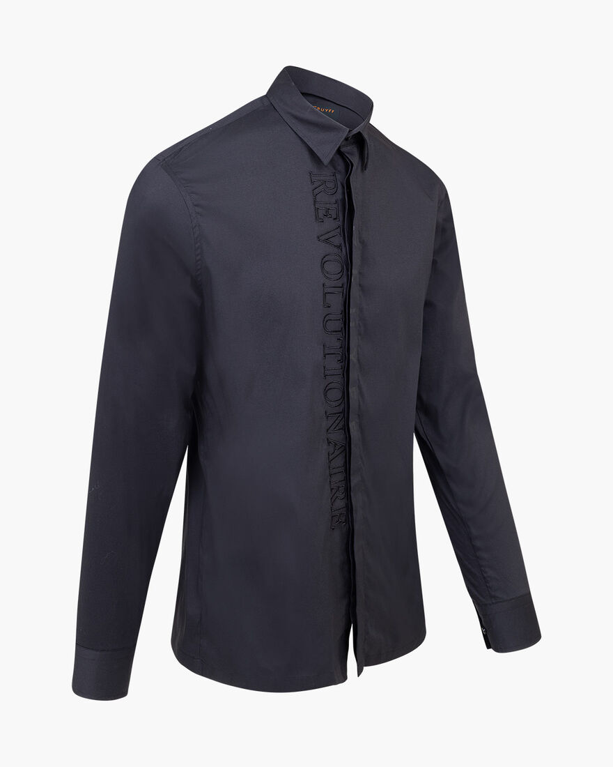 Jiron Shirt  - Cotton / Elastane, Black, hi-res