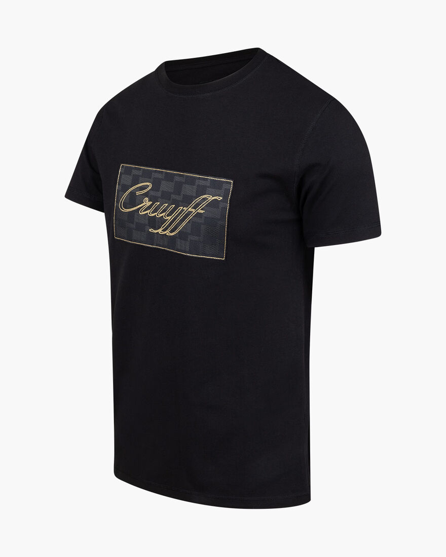 Thetor Tee, Black/Gold, hi-res
