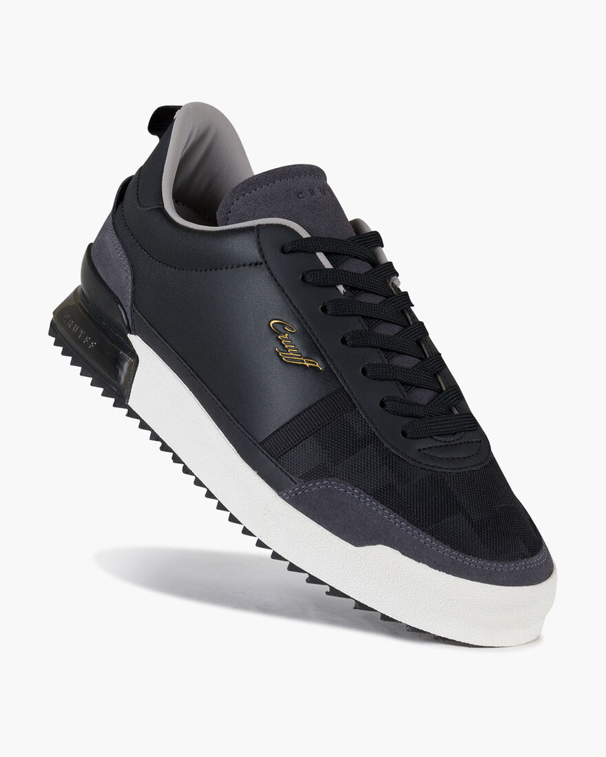 Contra - Soft Leather/Teknit Mesh, Black/Gold, hi-res
