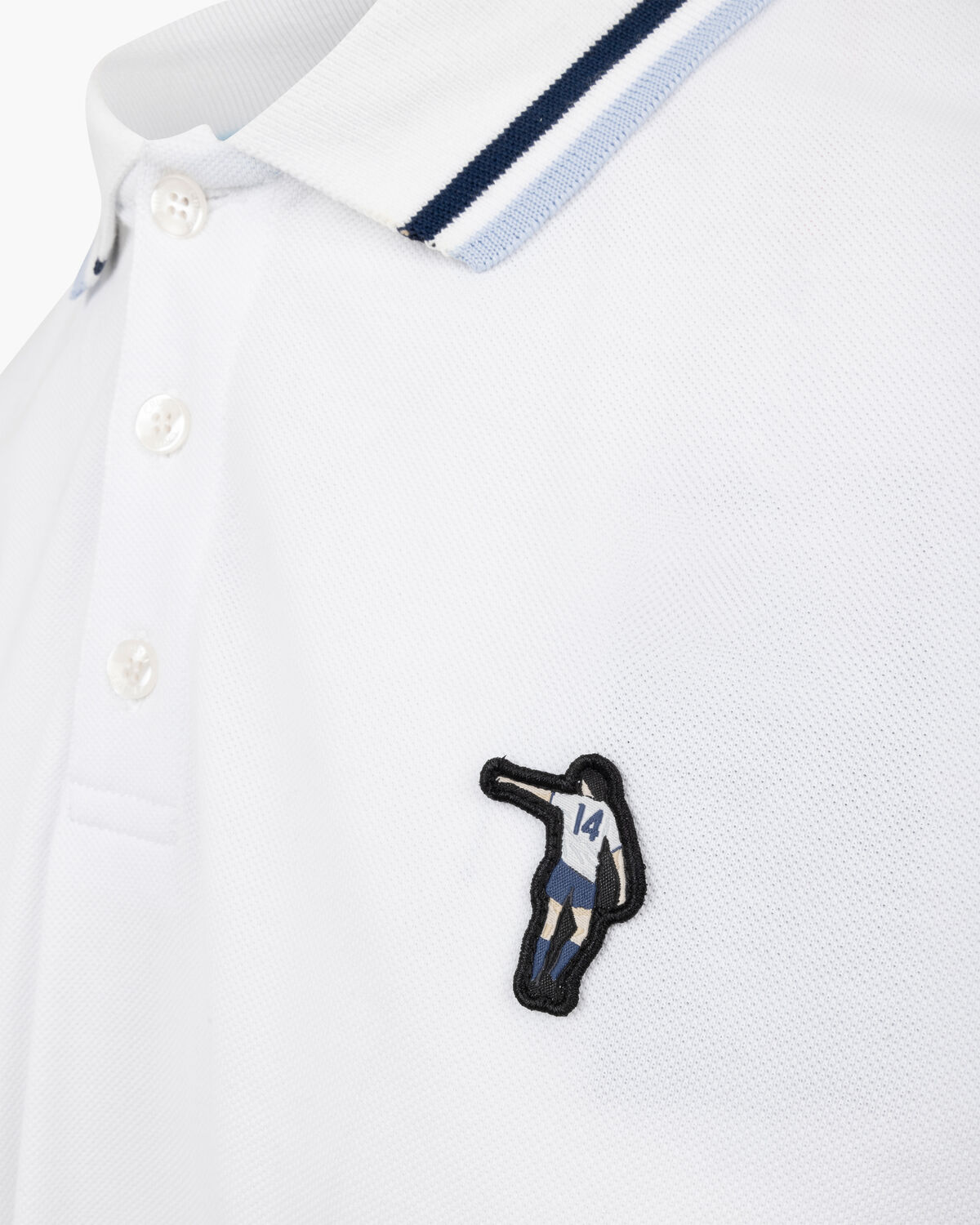 Dos Rayas Polo, White, hi-res