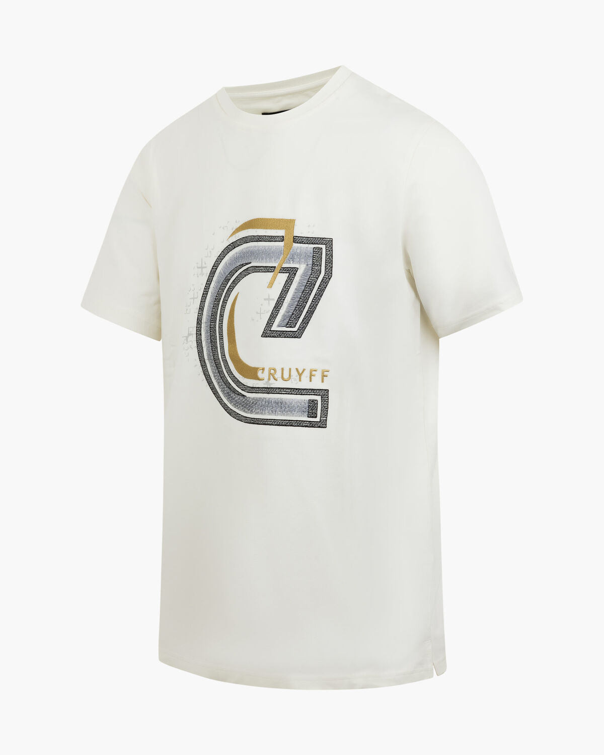 C-Logo Embro Tee, Off white, hi-res