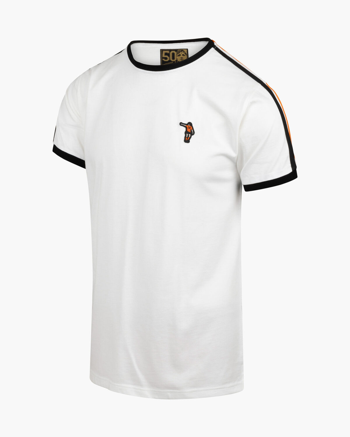 Dos Rayas Ringer Tee, Off White/Cream, hi-res