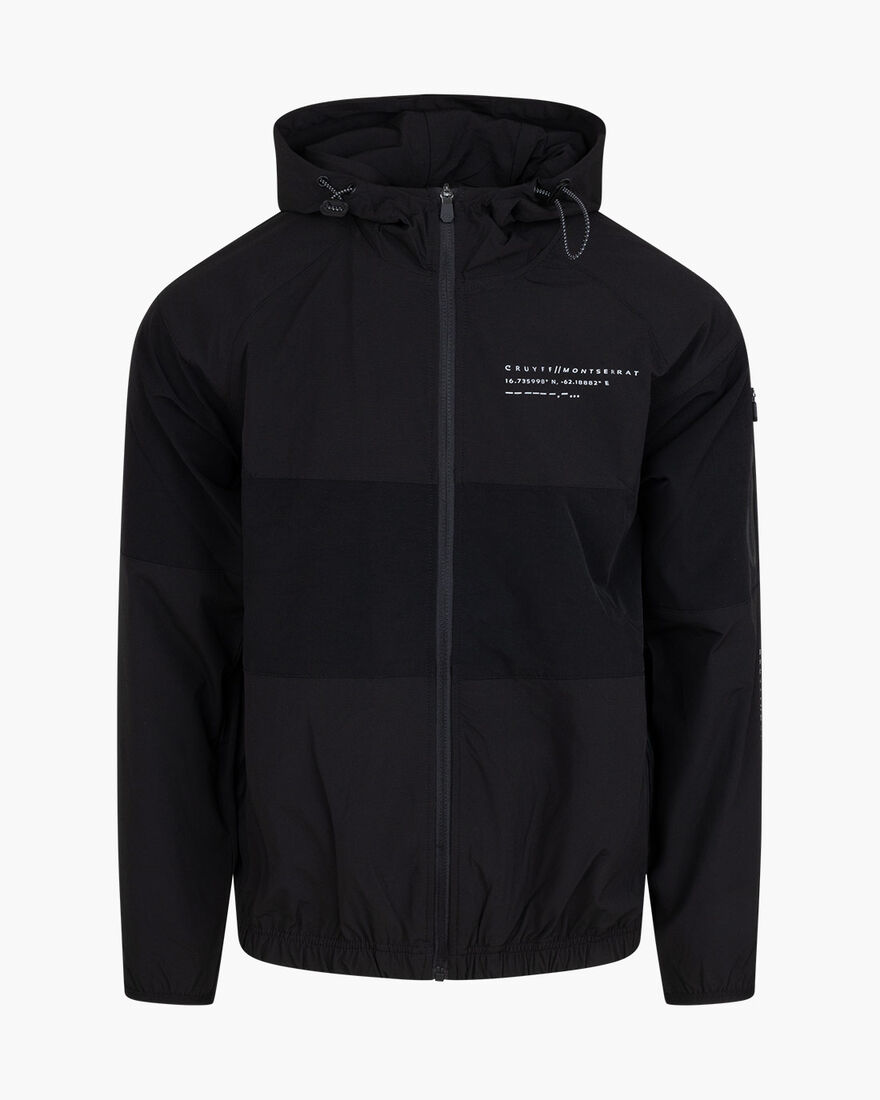Mantel Track Jacket, Black, hi-res