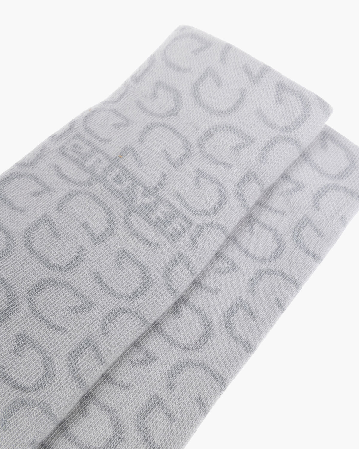 Monogram Socks, White, hi-res