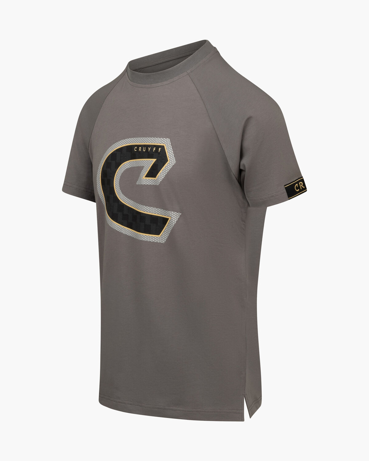 C-Tee, Grey/Gold, hi-res