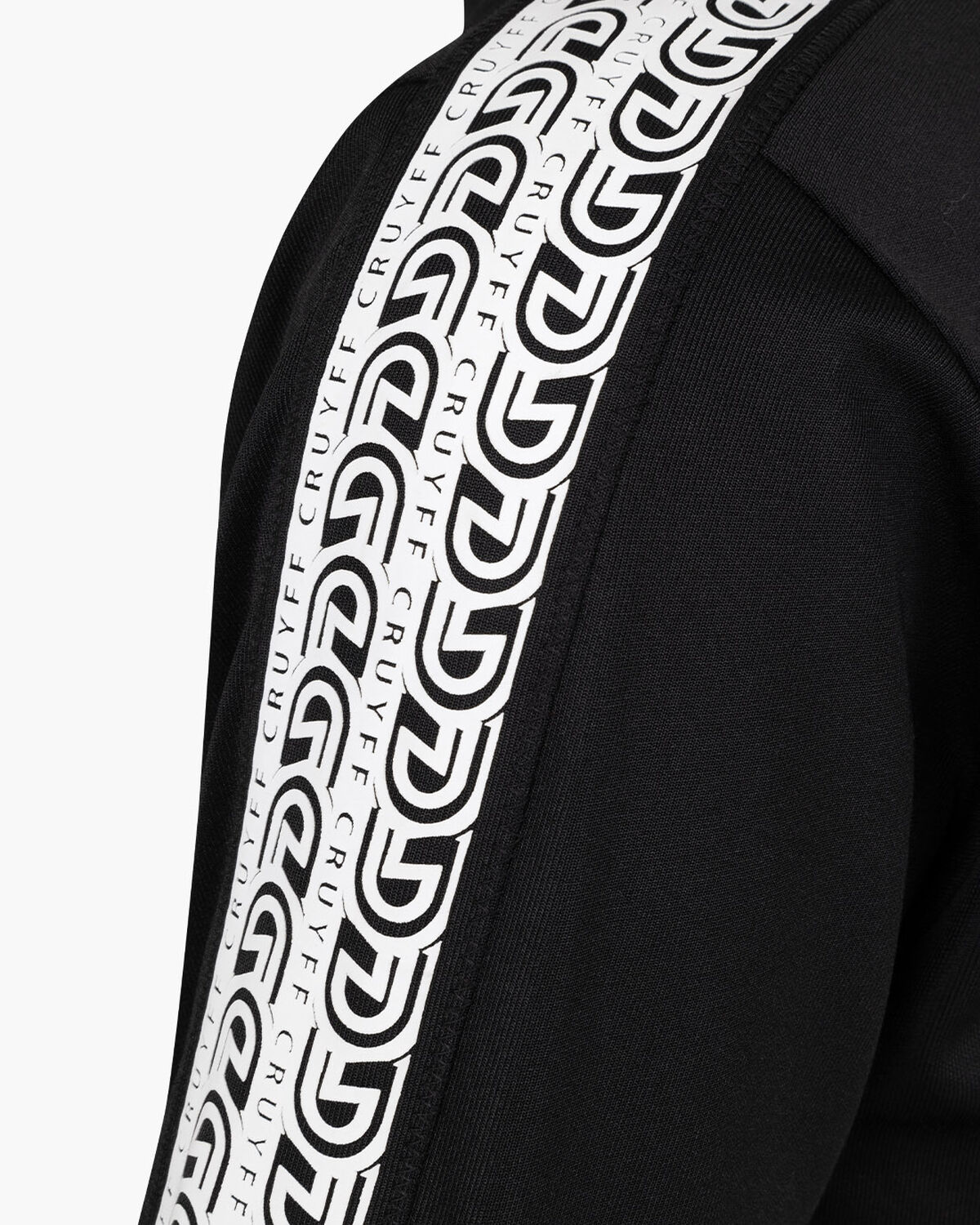 Alvaro Track Top, Black/White, hi-res