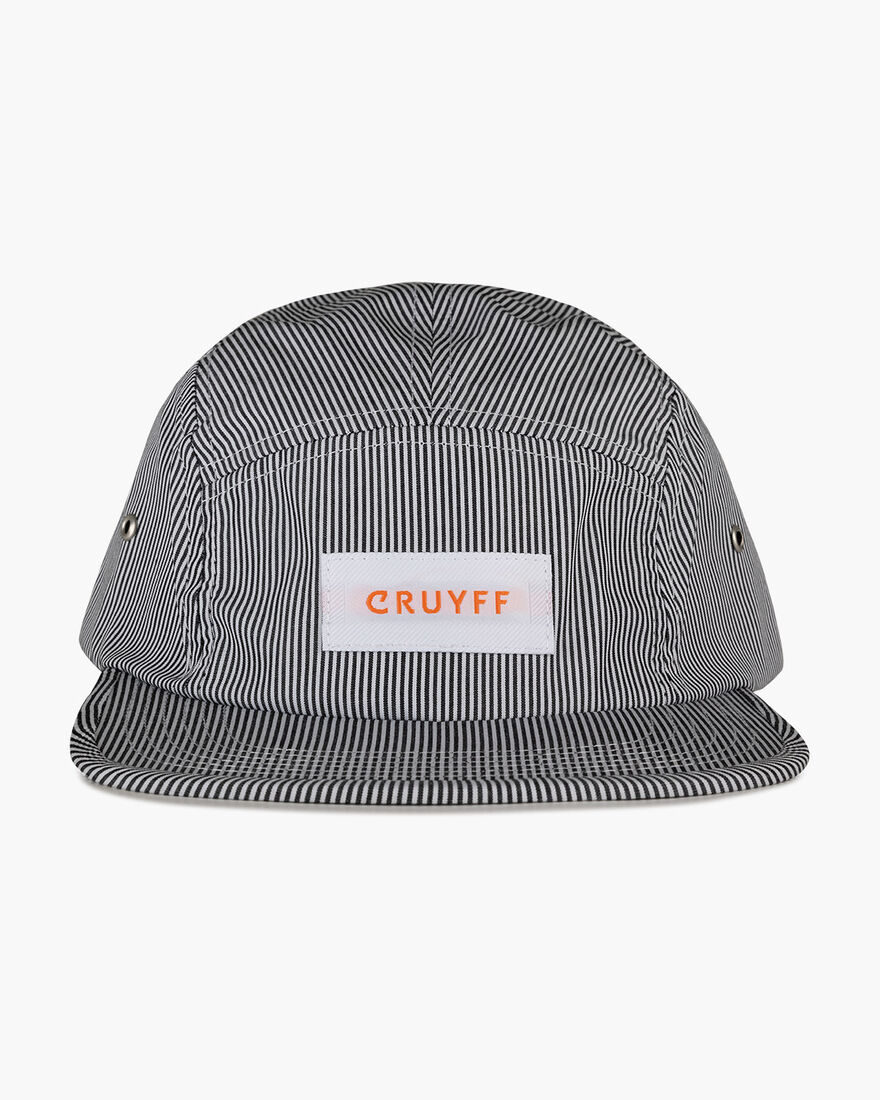 Cruyff Bruno 5 Panel Cap, Black, hi-res