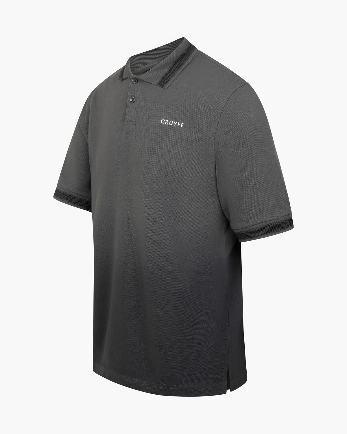 Gradient Polo, Charcoal Grey, hi-res