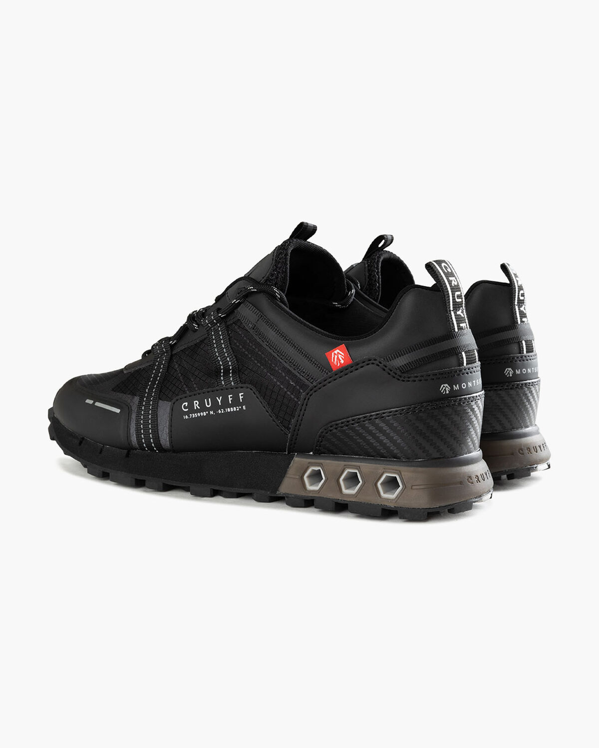 Inter Lace \\ Montserrat, Black/Black, hi-res
