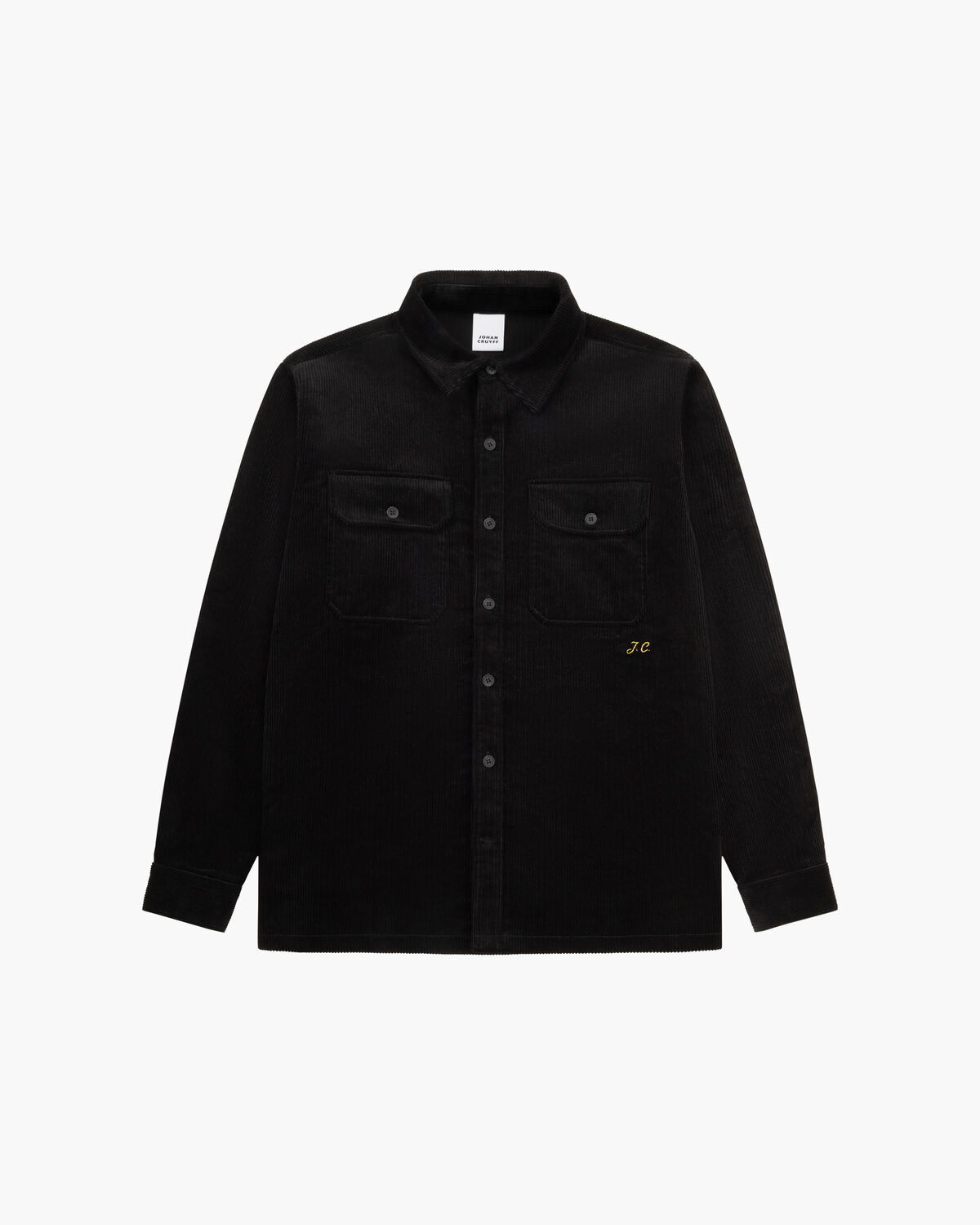 Corduroy Shirt, Black, hi-res
