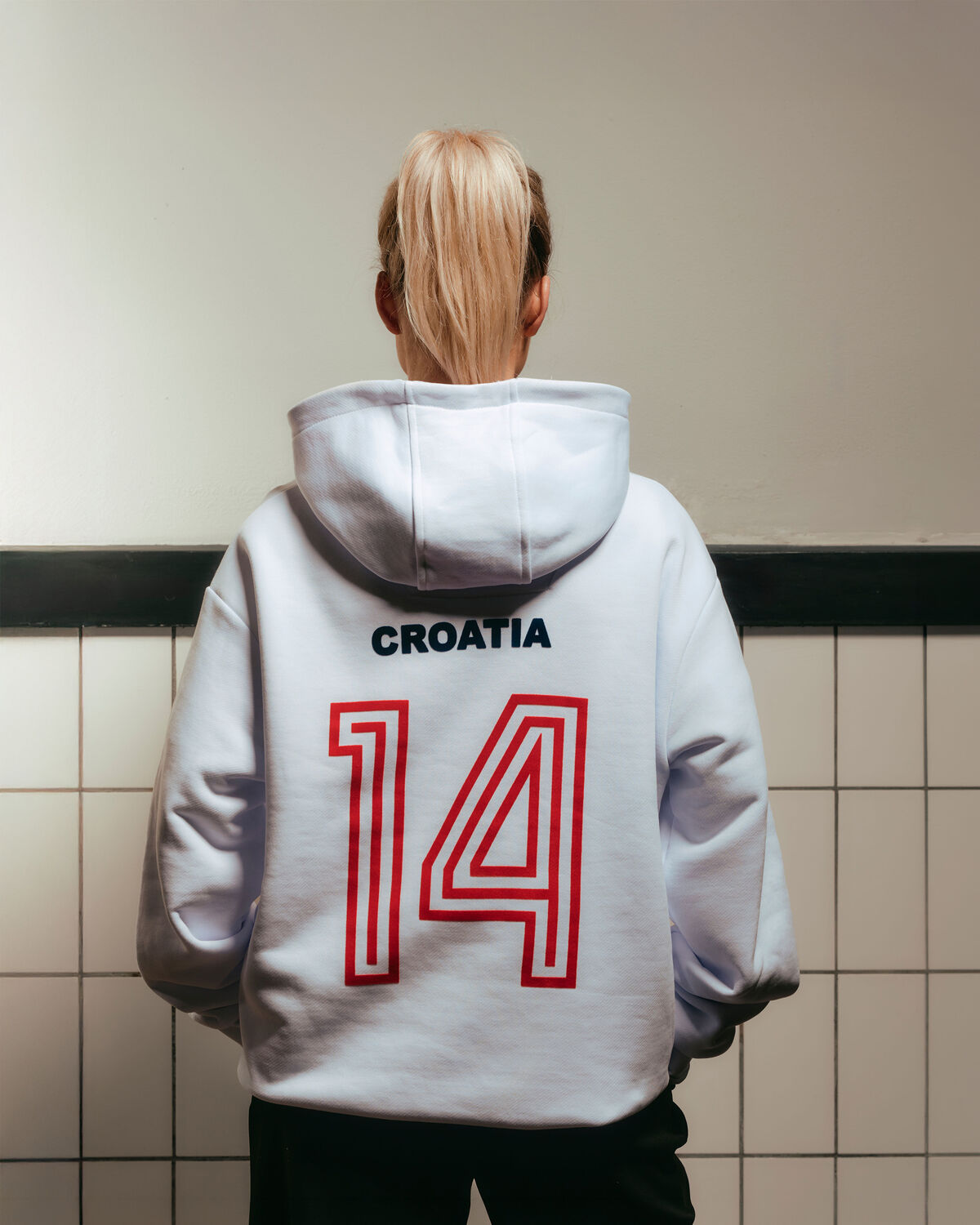 Team Cruyff Hoodie, White/White, hi-res