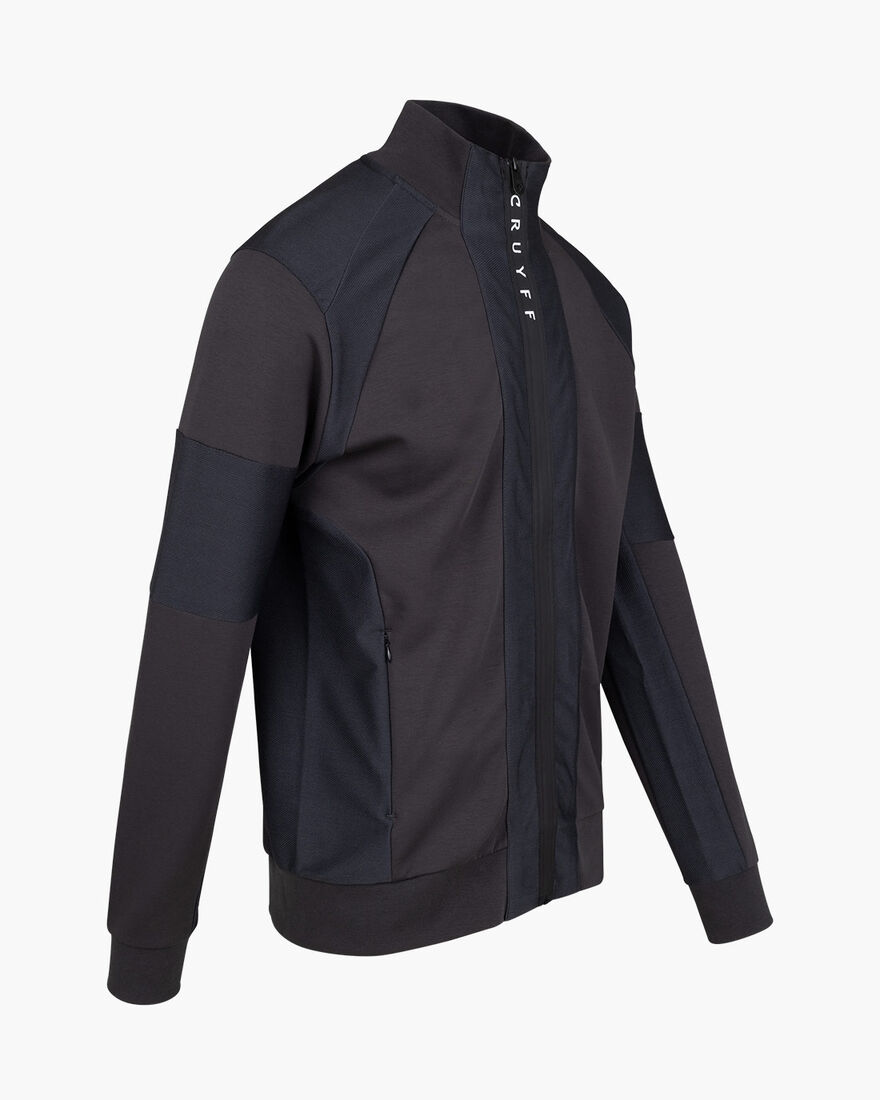 Etherio Track Top, Charcoal Grey, hi-res