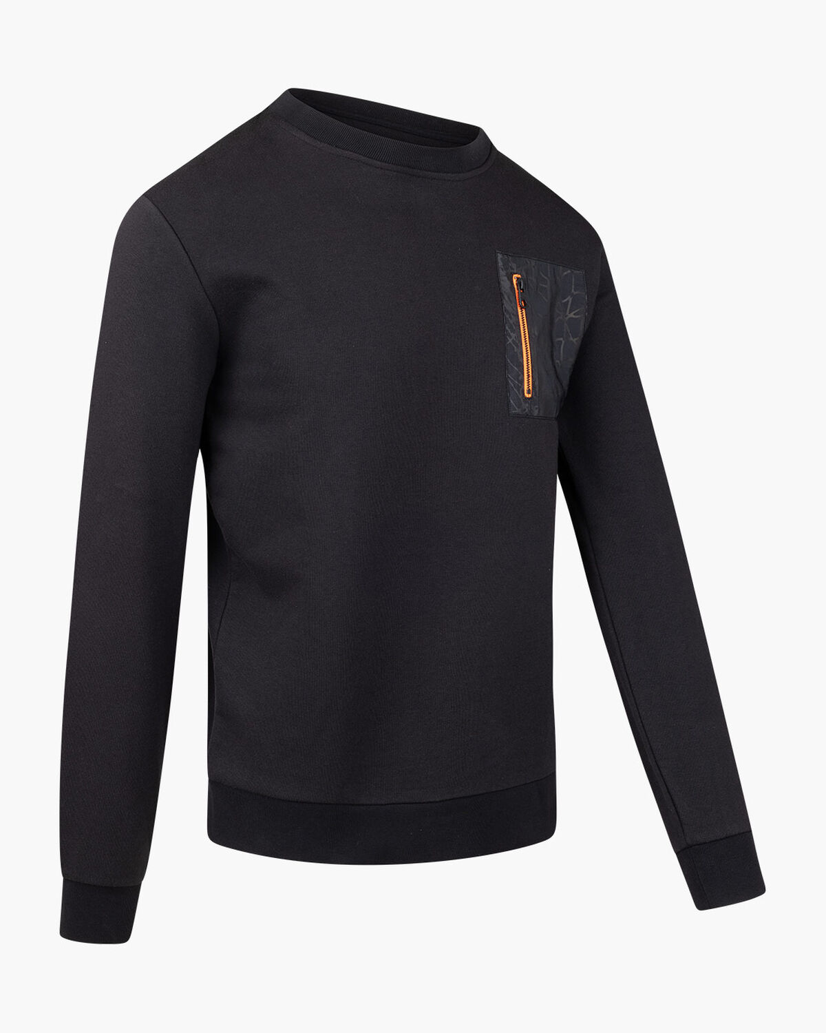 Rafael Sweater  - 65% Cotton 35% Polyester, Black, hi-res
