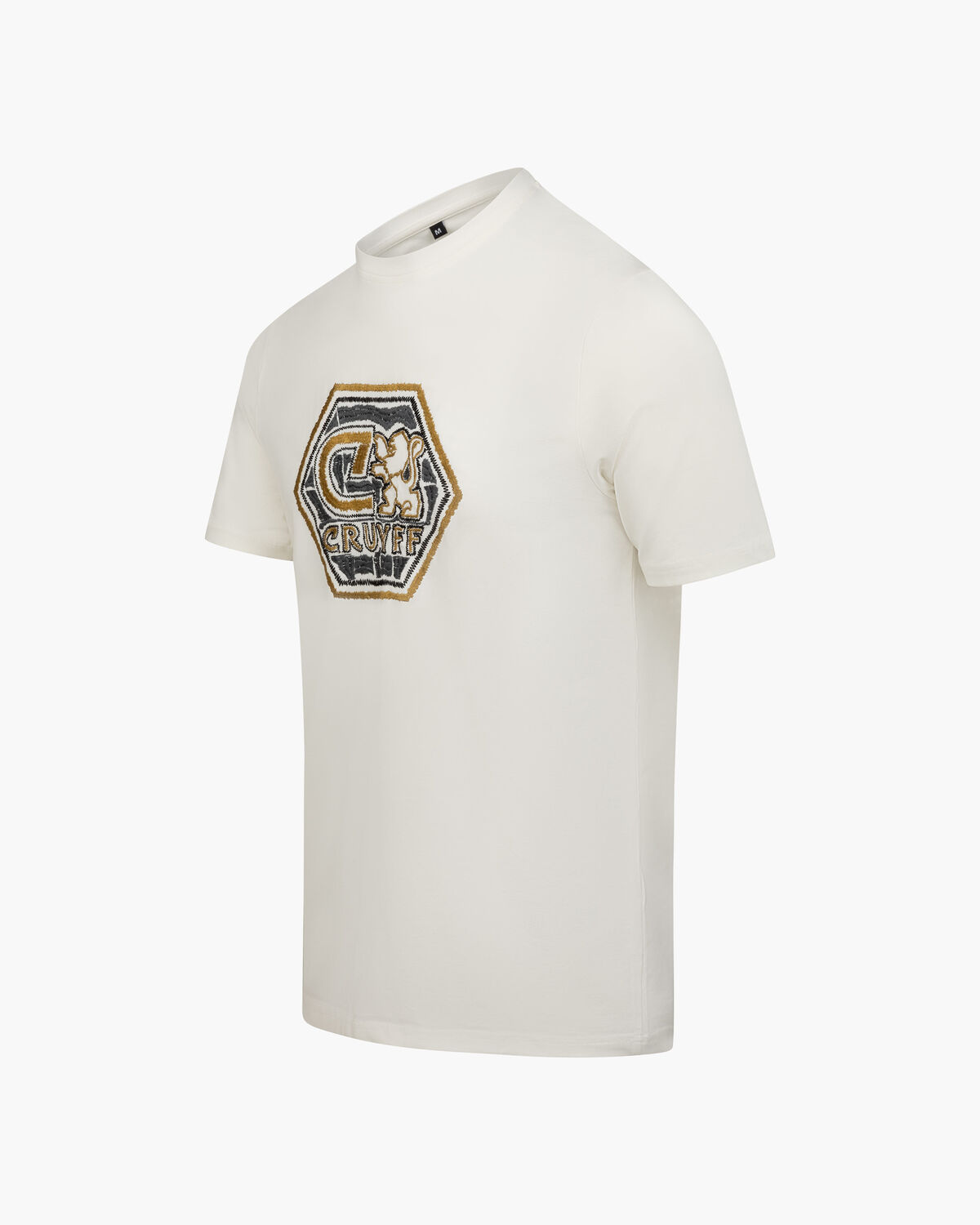 C-Lion Blurry Embro Tee, White/Orange, hi-res