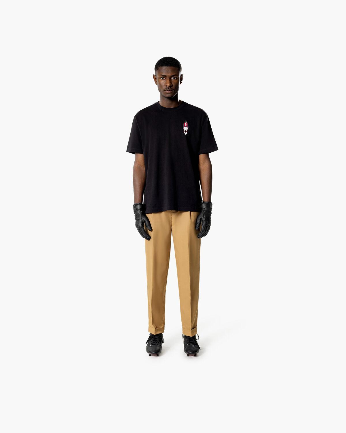 Luxury Signature Tee, Black, hi-res