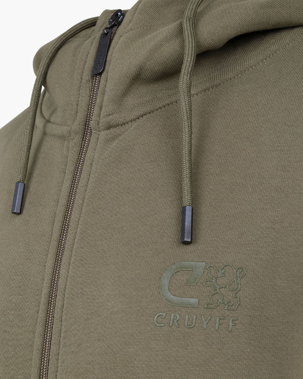 Hernandez Zip Thru Hood, Green, hi-res