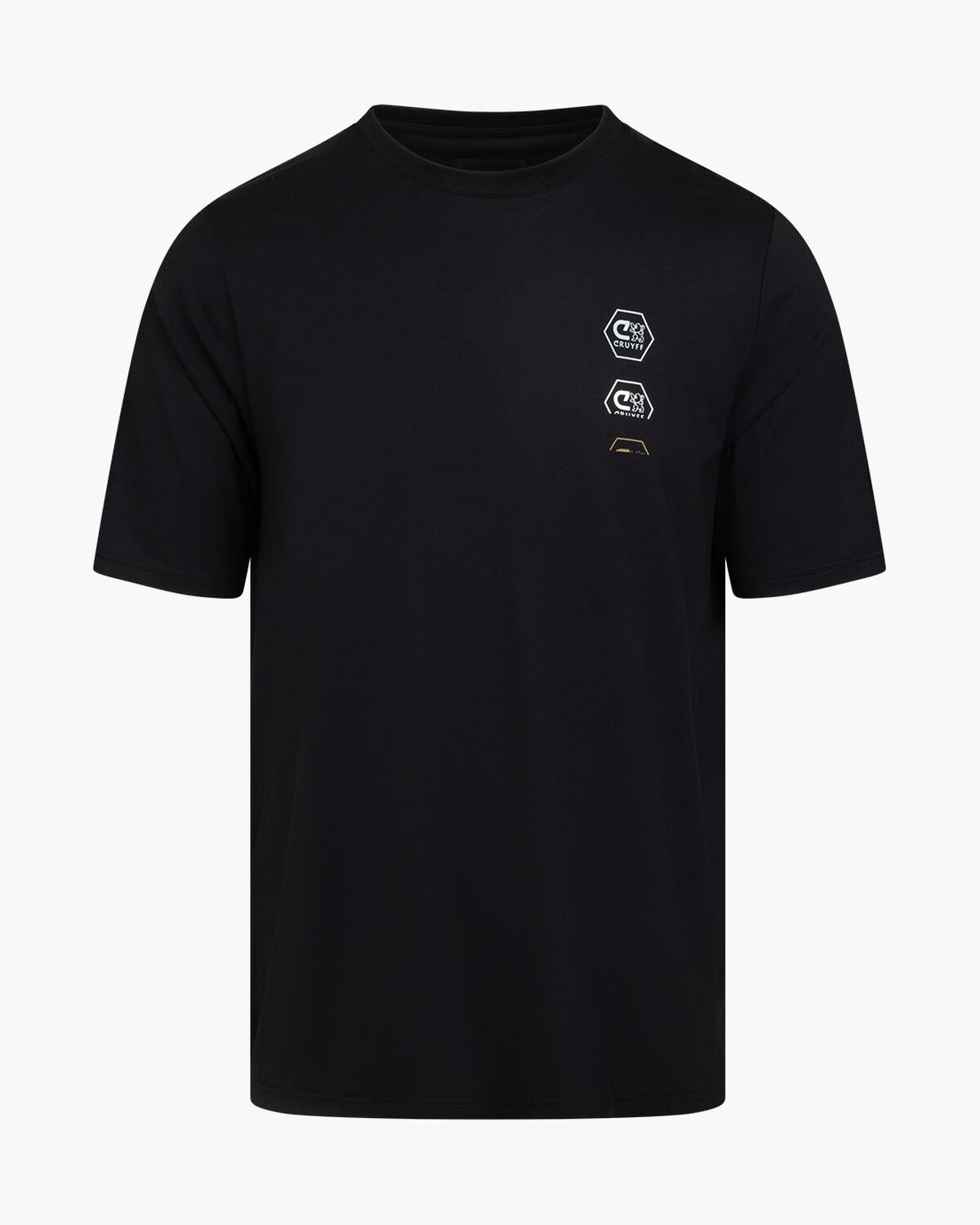 C-Lion Back Graphic Tee, Black/Gold, hi-res