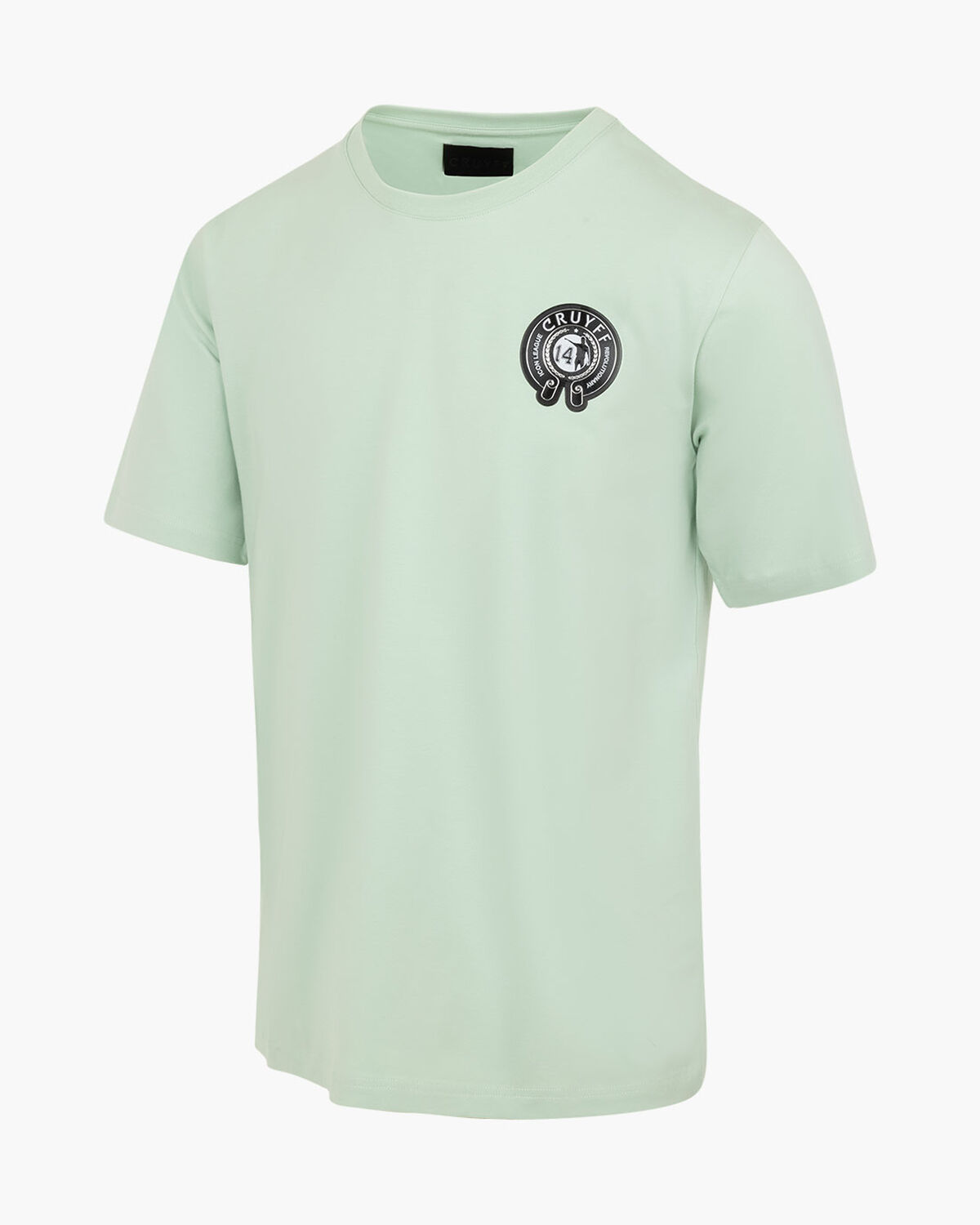 League Logo Tee, Lime, hi-res