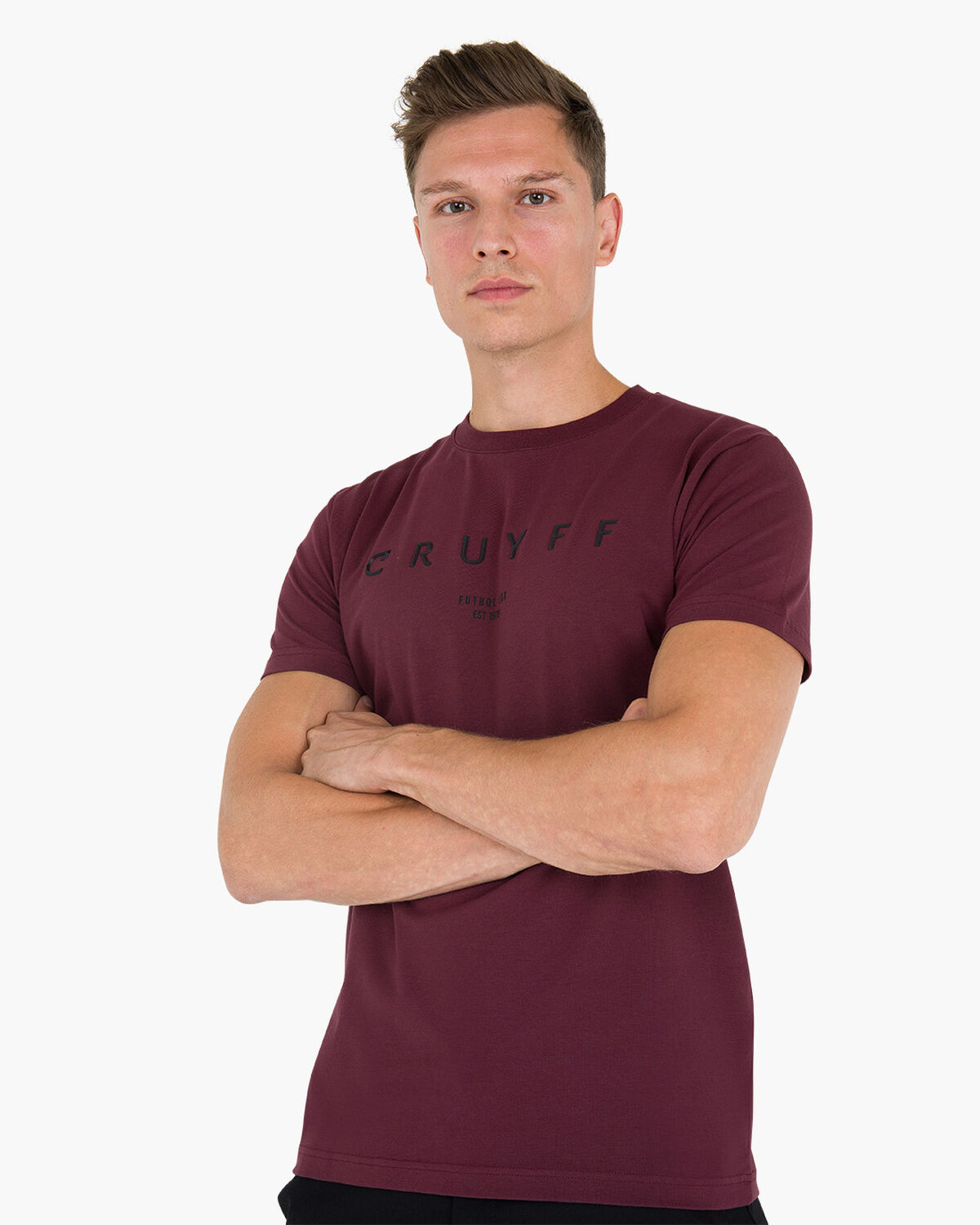 Lux SS Tee, Bordeaux, hi-res