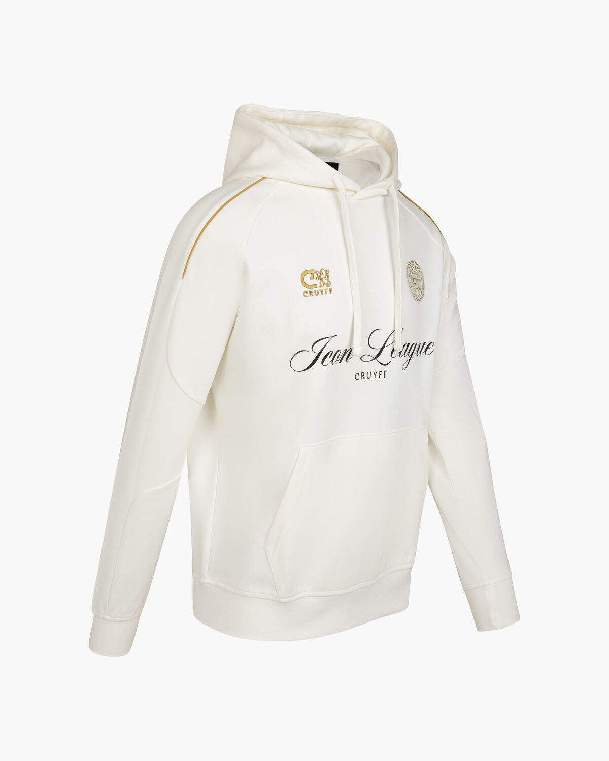 Icon League Hoodie, White/Orange, hi-res