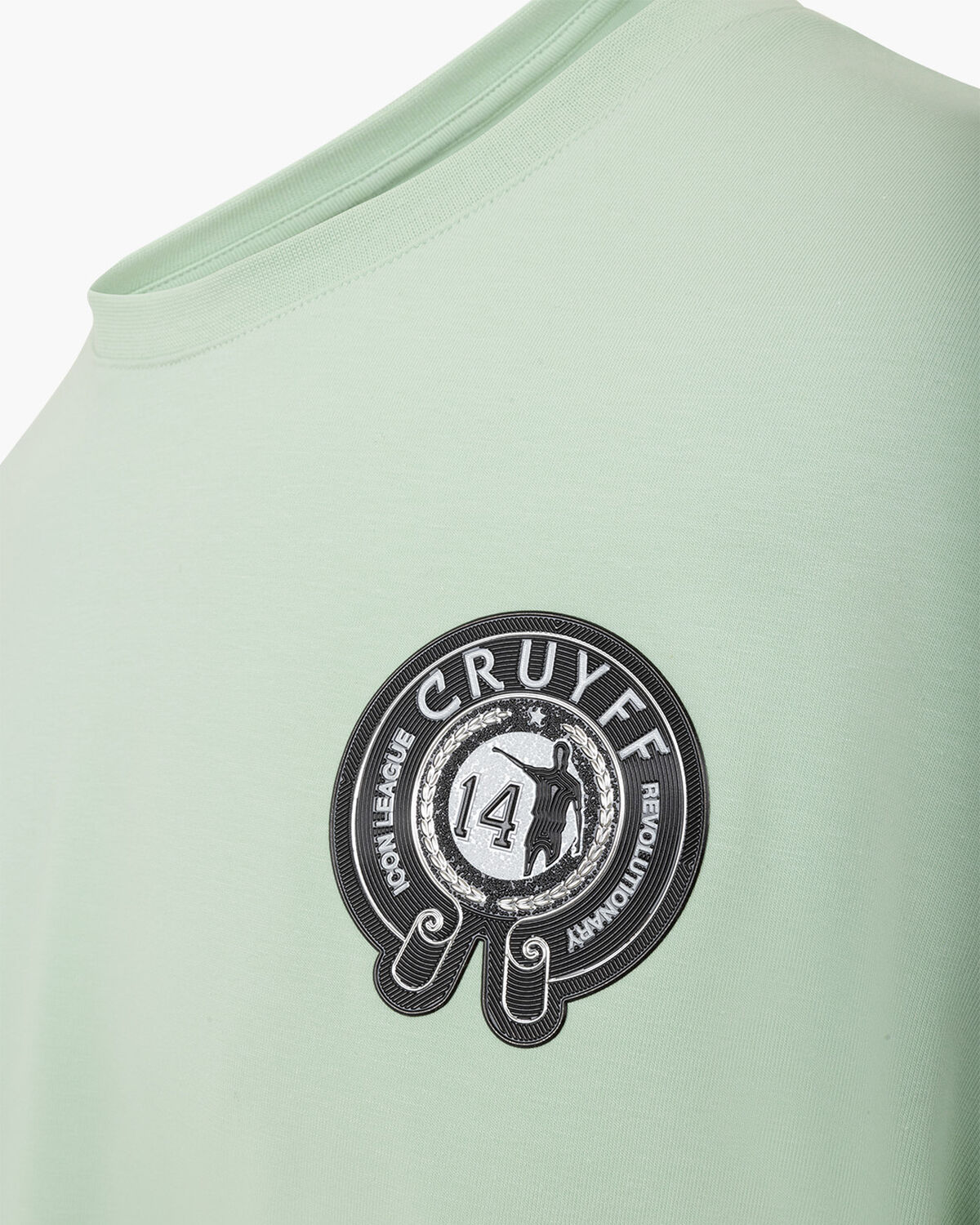 League Logo Tee, Lime, hi-res